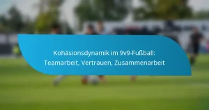 Kohäsionsdynamik im 9v9-Fußball: Teamarbeit, Vertrauen, Zusammenarbeit